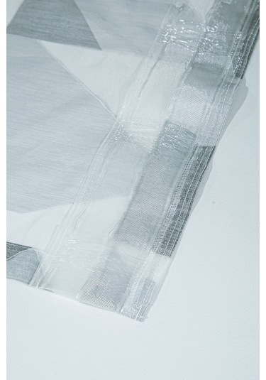 Pannello Tül Perde Gri 150x290 Gri