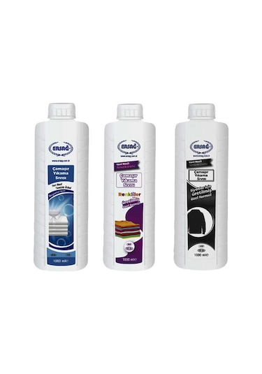 Ersağ Çamaşır Yıkama Sıvısı Beyazlar + Siyahlar + Renkliler İçin