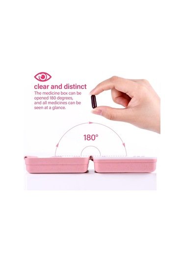 Likeable 9-ızgara Hap Kutusu,taşınabilir Hap Kutusu,büyük Kapasiteli Bölmeler,seyahat Hap Kabı,ilaç Dağıtıcı,hap Çantası,vitaminler, Balık Yağları Veya Takviyeler Için Hap Kutusu Mor 1 1