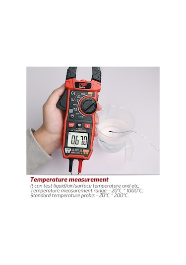 Didadodo Tası Ta811a Pens Metre Yüksek Doğruluk Ac Gerilim Ampermetre