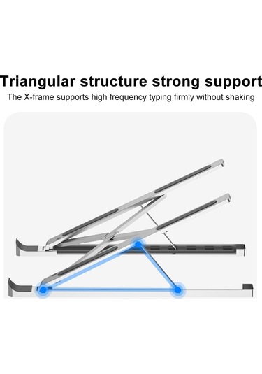 Sones Lenovo Thinkplus Masaüstü Dizüstü Bilgisayar Tutucu L10 Gümüş