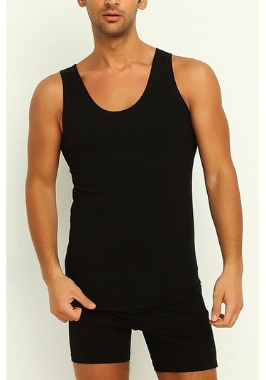 Yıldız 73 Erkek Modal Atlet Siyah