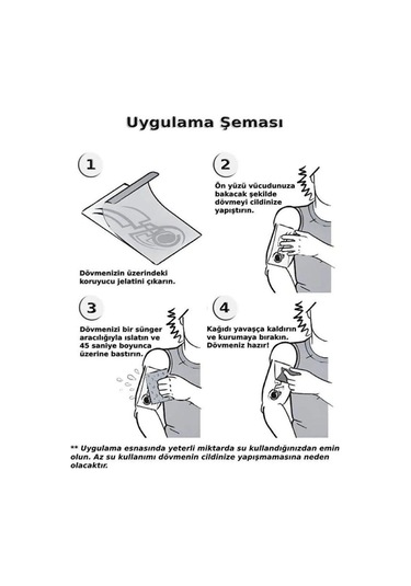 Futbolcu Resimli Kol Bilek Vucut Için Geçici Dövme Çok Renkli