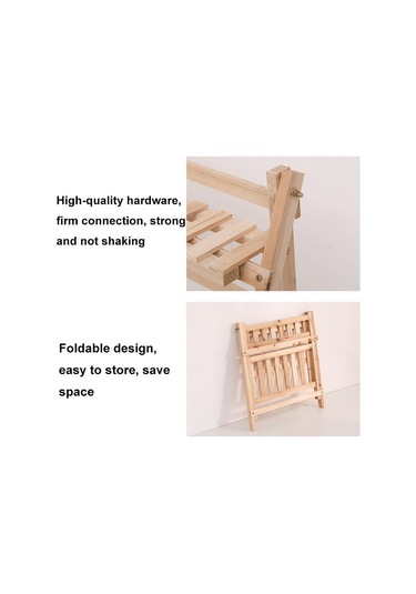 Sones Oturma Odası Ahşap Çift Katmanlı Saksı Depolama Rafı Kozmetik Düzenleme Ve Dekorasyon Rafı Ahşap Rengi