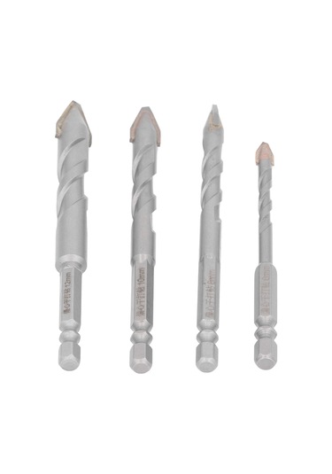 Tenfowee 4'lü Karbür Tornavida Seti, Pervane İlişkili, Cam Ve Seramik İçin Hassas Delme, Dayanıklı Uçlu, Çok Amaçlı