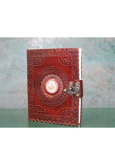 River World Seri L Deri Defter Taşlı Çok Renkli