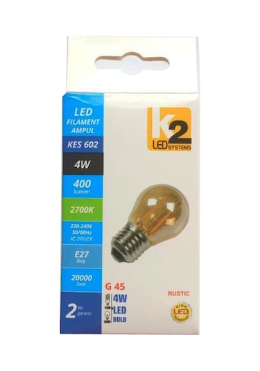 Kendal Kes 602 4 Watt Led Rustik 2700k Günışığı