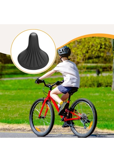 Homyl Dağ Bisikletleri Yol Bisiklet Için Sele Minderi Egzersiz Siyah