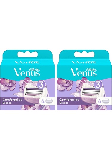 Venus Breeze Yedek Kadın Tıraş Bıçağı 8'li (4x2)