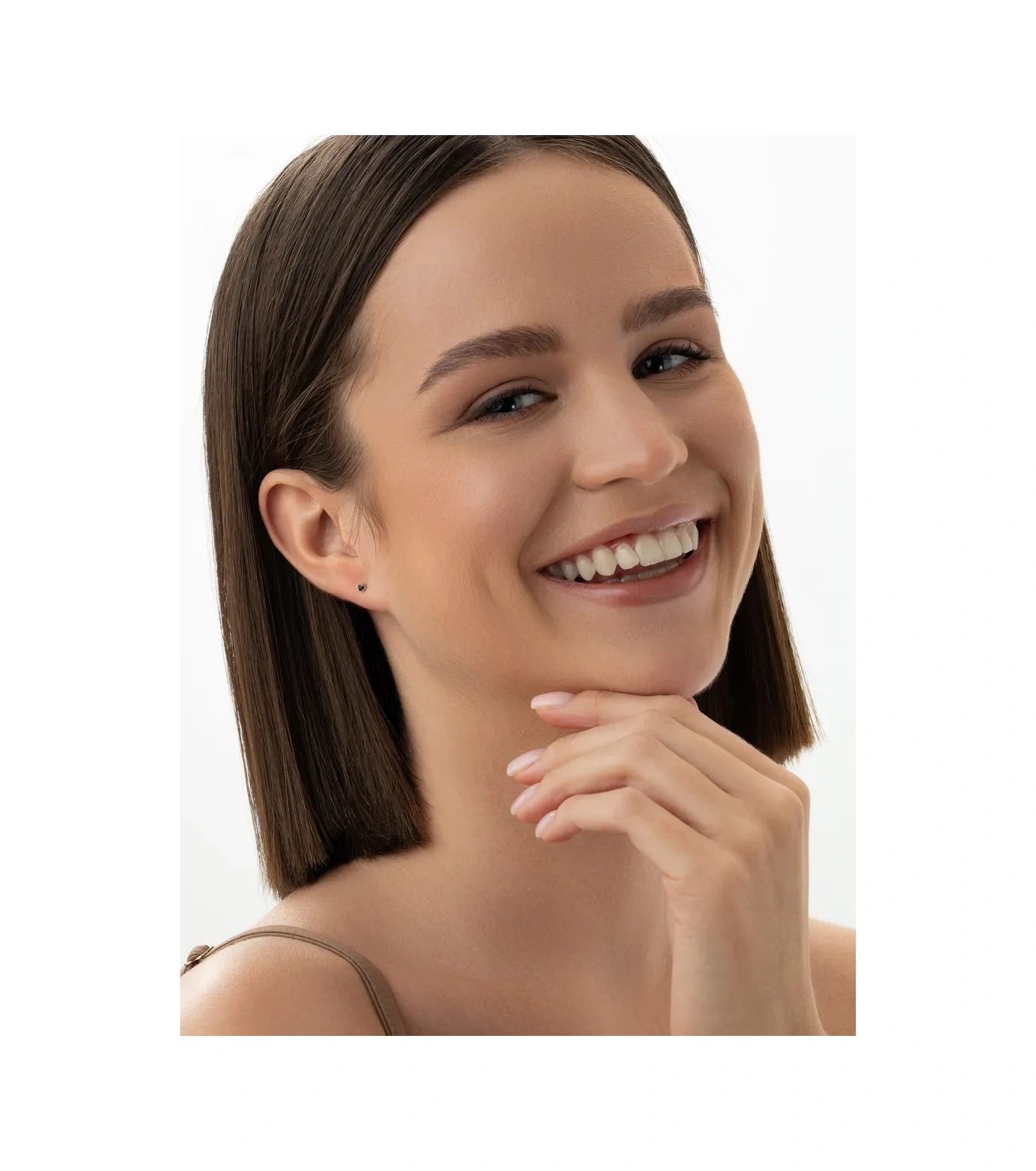 925 Lıght Gümüş Küpe Küpüşler 197808241 Siyah