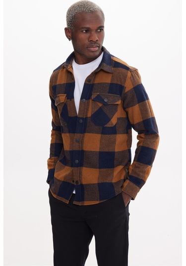 Colorado Bordo- Lacivert Basıc Gömlek Çok Renkli