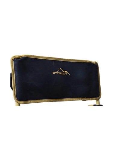 Campout Mogan Katlanır Kamp Sandalyesi Siyah