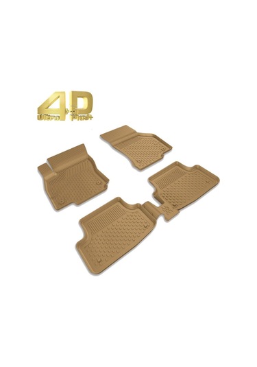 Sahler Nissan X-trail 2014+ Sahler Oto Bej Renk 4.5d Araca Özel Paspas Seti