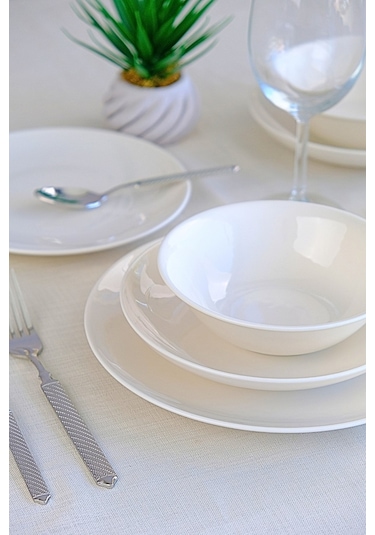 Tabak Evi Porselen Chic Yemek Takımı 24 Parça 6 Kişilik