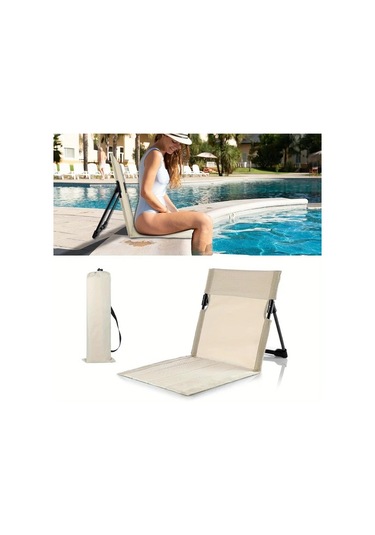 Sinuoshop Siyah 3ü 1 Açılır Havuz Şezlongu Taşınabilir Oxford Kumaş Demir Çerçeve Siyah