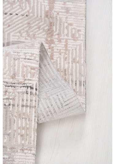 Volora Halı Koleksiyonu Yumuşak Dokulu, Modern İnce Form, Tozumaz Ve Kolay Temizlenebilir Gri - Bej