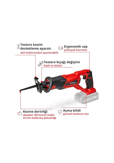 Einhell TE-AP 18/22 Li - Solo Akülü Kılıç Testere - 4326300