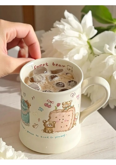 Arthomes Çay Ve Kahve İçin Seramik Kup Çay Ve Kahve Kupu 407662259 Sütlü