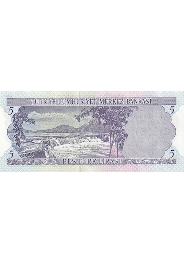 6. Emisyon 2. Tertip 5 Türk Lirası Çil