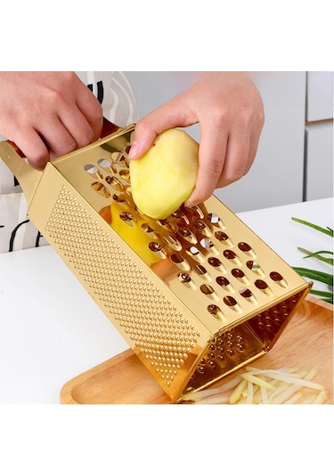 Symbee Ev Mutfakları İçin Çelik Dört Yönlü Sebze Dilimleyici: Salatalık, Patates, Sarımsak Ve Daha Fazlası İçin Pratik Kesi Tool A199 Diğer