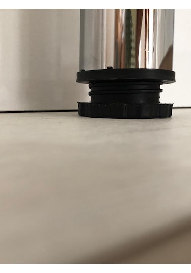 Metal, 71 Cm Krom Kaplama Bingolu Masa Ayağı 4 Adet