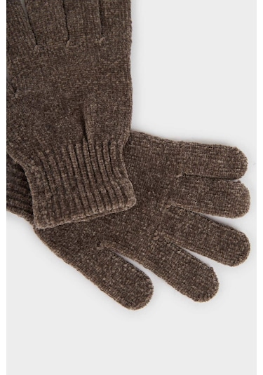 Defacto Kadın Şönil Eldiven F3191ax25wnbg129 Bej