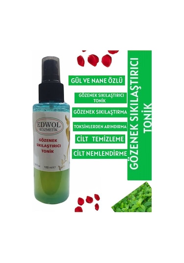 Edwol Gül ve Nane Özlü Gözenek Sıkılaştırıcı Tonik 100 ML