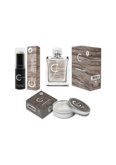 Cle D'Amour Powerful Scent Men Vegan EDP Erkek Parfüm Turunçgil Baharat 3 x 100 ML