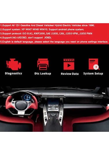 Suofeng Konnweı Kw902 Bluetooth Obd-ıı Araç Tanılama Aracı - Ios & Android Uyumlu