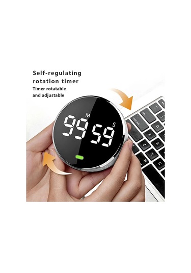 2pcs Manyetik Kronometre Led Dijital Ekran Zamanlayıcı Mutfak