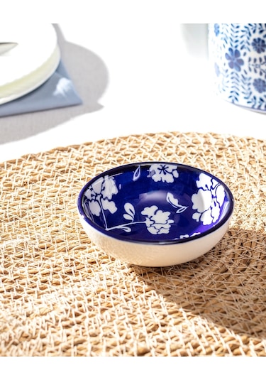 Madame Coco Rêve Bleu Rennes New Bone China Mini Tabak 1kkase06919,5x9,5x2cm-mavi