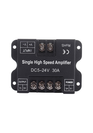 Geeksen Repeater Dc 5-24v 30a Tek Renkli Veri Kutusu Tekrarlayıcı Alüminyum Sinyal