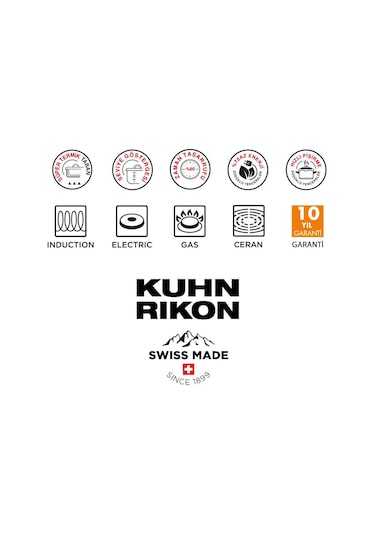 Kuhn Rikon 3018 Duromatic 8.0 L 24 CMDüdüklü Tencere Gümüş