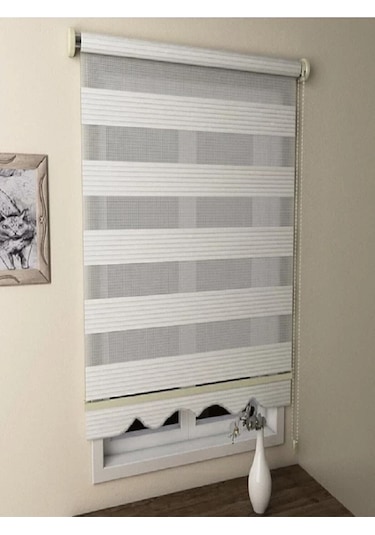 Networkavm Pliseli Beyaz Mz480 Stor Zebra Perde 230 X 221 Beyaz