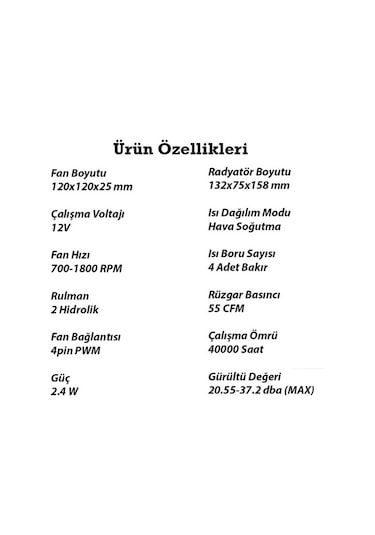 Coldpower L4x1 Işlemci Soğutucu 160 Tdp