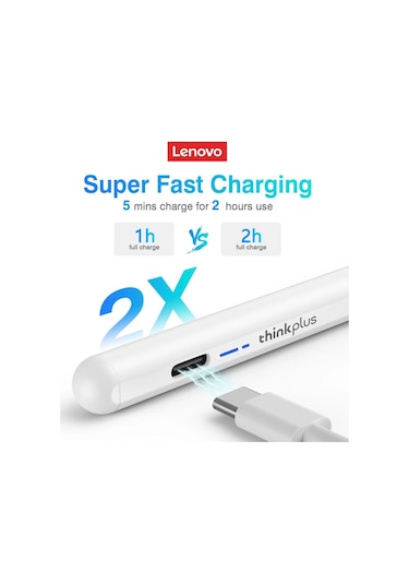 Lenovo Thinkplus Universal Bp16 Dokunmatik Kalem Tablet Mobil Android İos Telefon İpad Uyumlu Aksesuarları Çizim Tableti Kalem