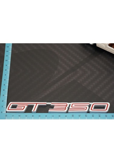 Ford Mustang Shelby Gt350 Krom Metal Logo Amblem (546913177)