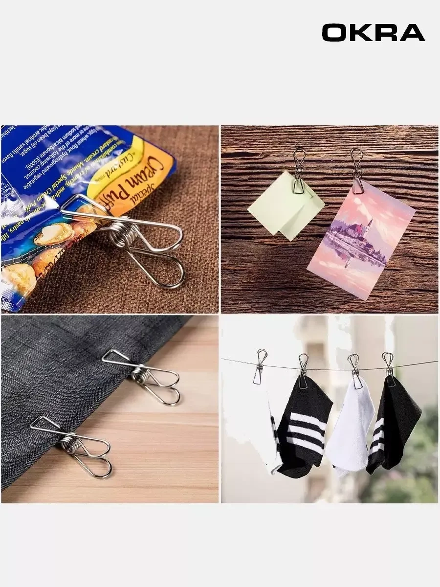 Okra Çamaşır Kurutma Mandalı 25 Adet 232201227 Gümüş