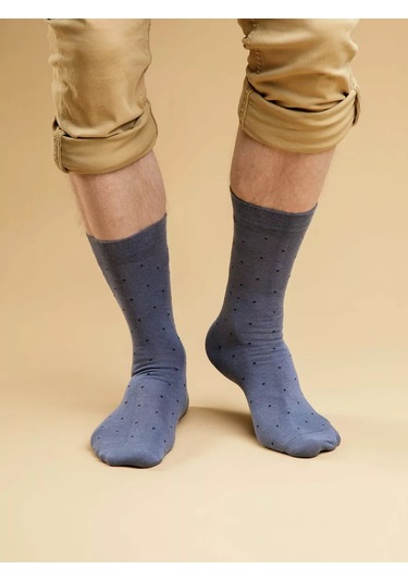 Nosko Yüksek Çoraplar 4 Çift 226894817 Mavi