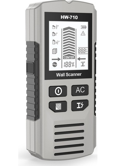 Pazly 5'lik Çok Fonksiyonlu Dikme Dedektörü - Metal Ve Ac Algılama, Hd Ekran, Alarm, Profesyonel Konumlandırma