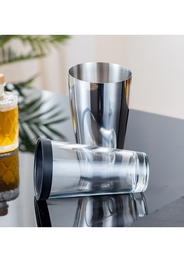 Lichen Camlı Paslanmaz Çelik Boston Mikser, Mikser Seti, Cam Bar