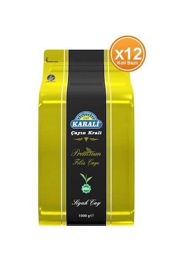 Karali Premium Filiz Dökme Çay 12 x 1 KG