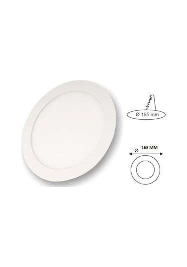 Cata Led Panel 12W 3000K Gunışığı Işık Sıva Altı Ct-5147-G