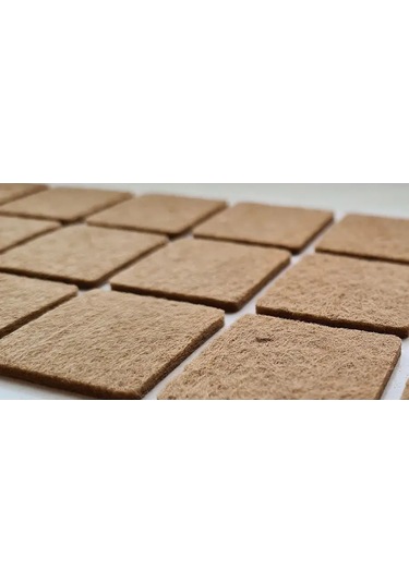 House Of Pleasure Kare Keçe Sandalye Ayaklıkları 147869577 Kahverengi