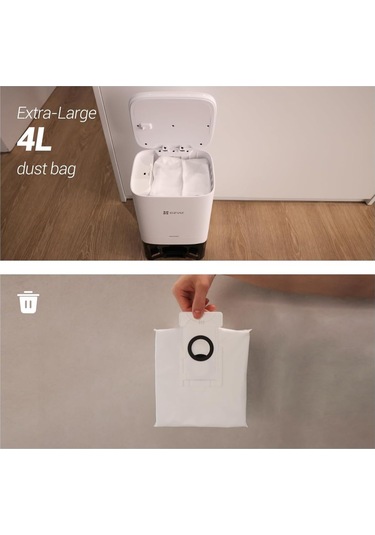 Ezviz Re4/re5 Plus Robot Süpürgeler İçin 3'lü Toz Torbası Ezviz Türkiye Garantili