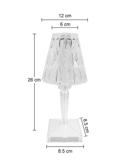 Powermaster Ha-1638 Dekoratif Rgb Led'li Ambiyans Masa Gece Lambası Şarjlı Dokunmatik Tuşlu Doğal Işık