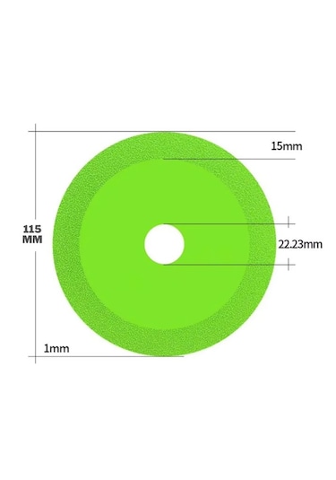 Rekotools -cam Seramik Taş Fayans Şişe Kesme Diski 115 Mm