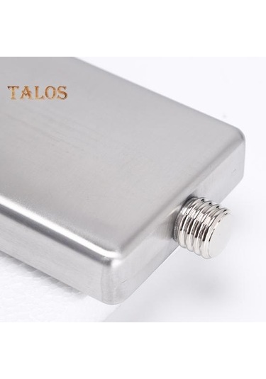 Likör Şişesi Sızdırmaz Hediye Hafif Uzun Ömürlü Kamp Metal İçme Flagon Kamp Aksesuarları Gümüş