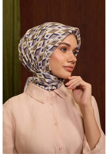 İpekhan Marrakech Koleksiyon Soft Eşarp 1213 - 06 Krem Krem