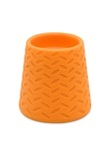 Elmpaly Portatif Evcil Hayvan Duş Başlığı 1 Adet Turuncu Silikon Köpek Banyo Ve Outdoor Su Püskürtme Aparatı Çoğu Plastik Şişe İçin Kamp Gezi Plaj